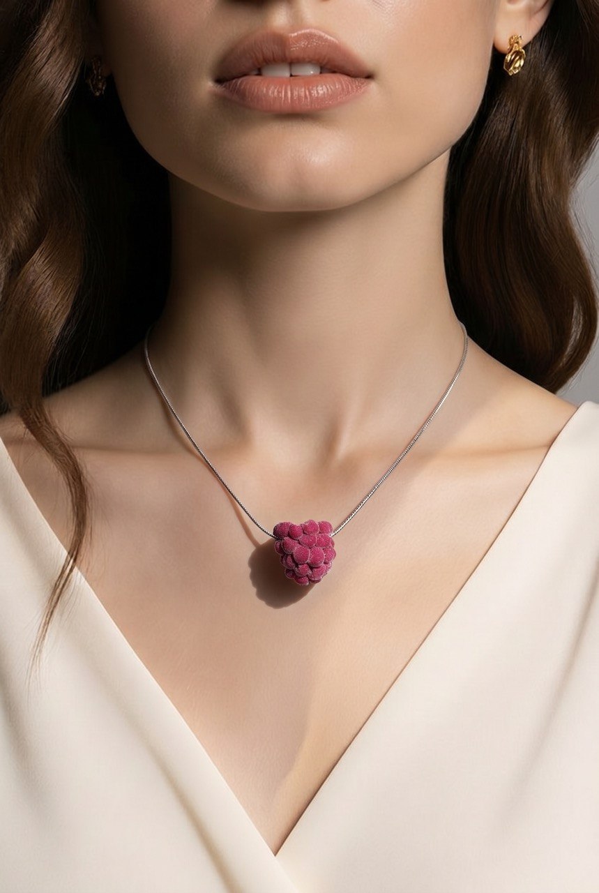 Velvet Raspberry Necklace