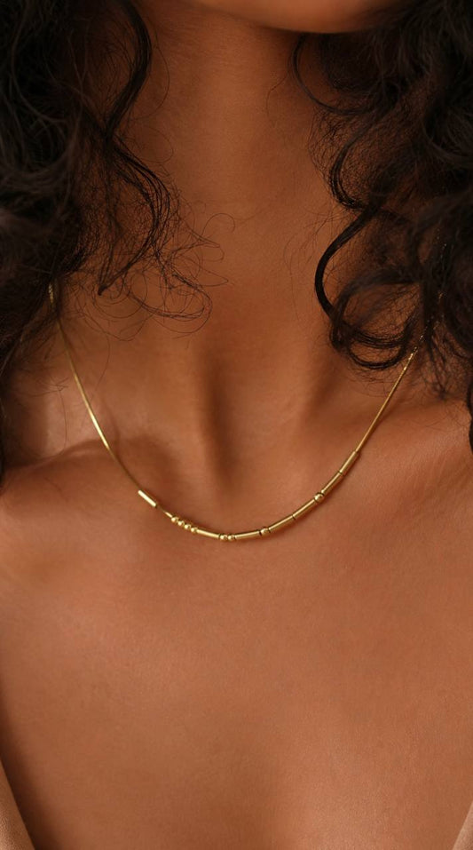 Morse Code Necklace