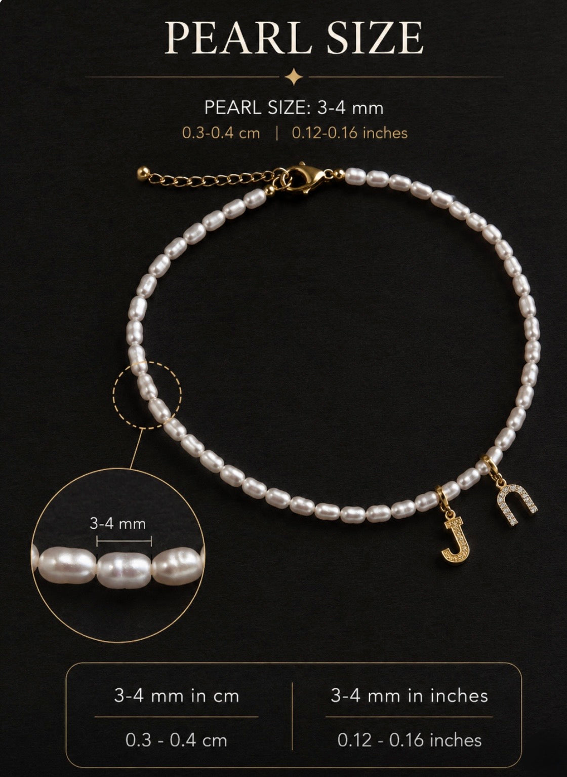 Pearl Initial Necklace – Personalized Bridal & Wedding Gift
