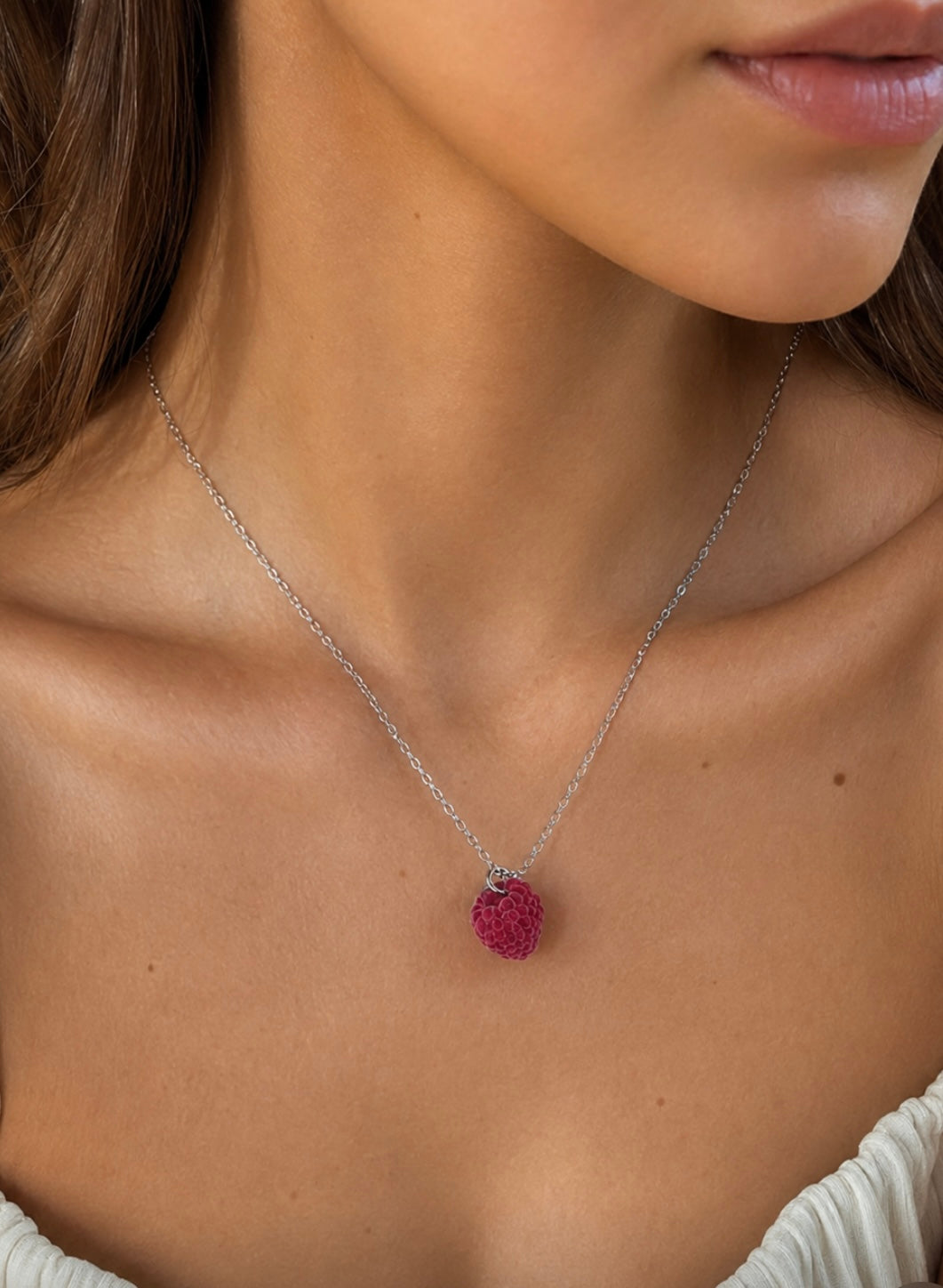Velvet Raspberry Necklace