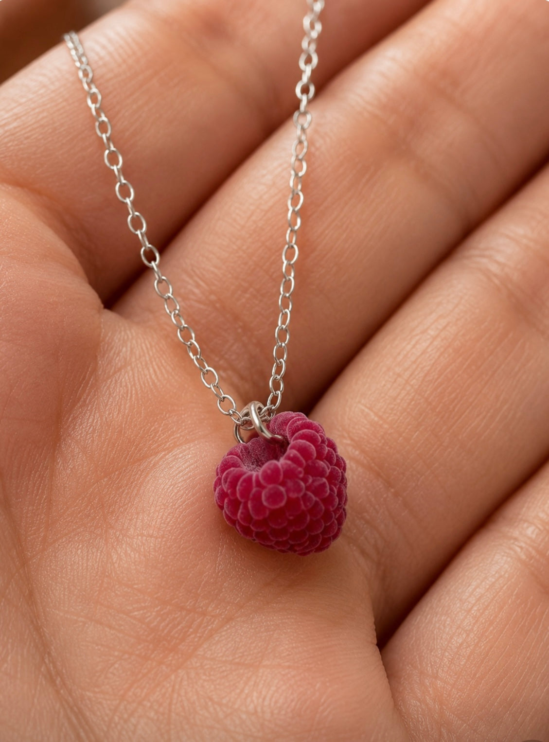 Velvet Raspberry Necklace