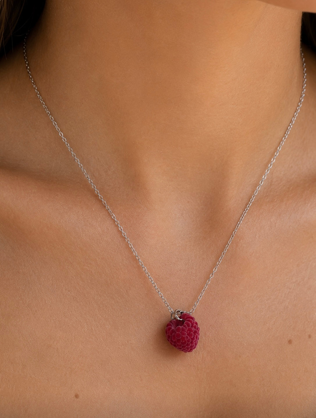 Velvet Raspberry Necklace