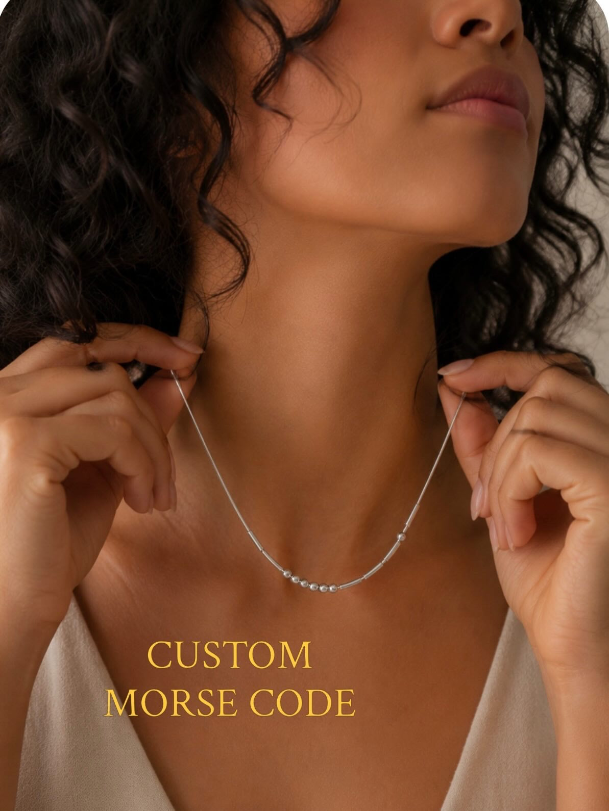Morse Code Necklace