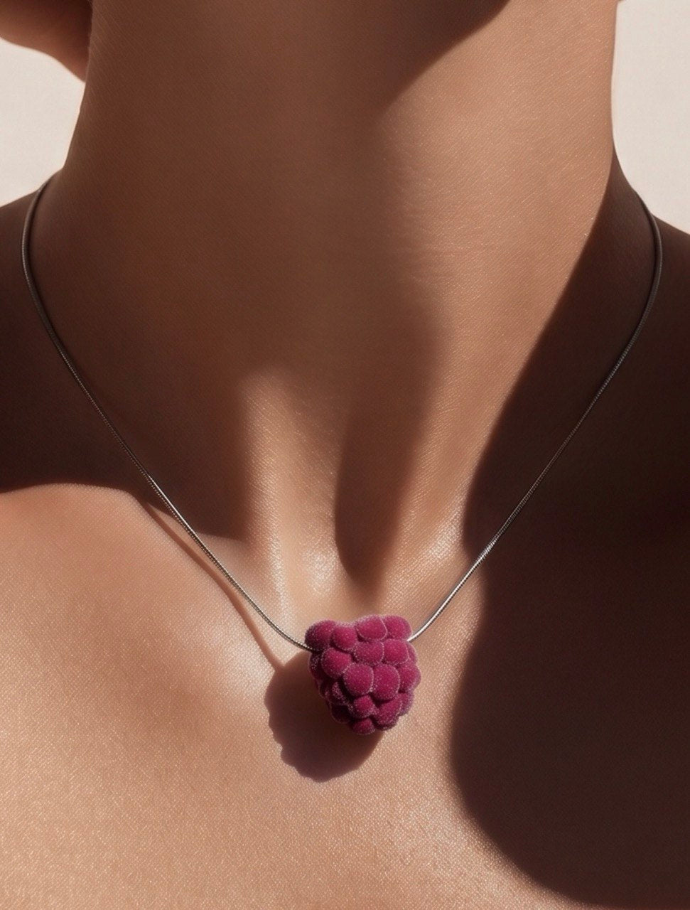 Velvet Raspberry Necklace