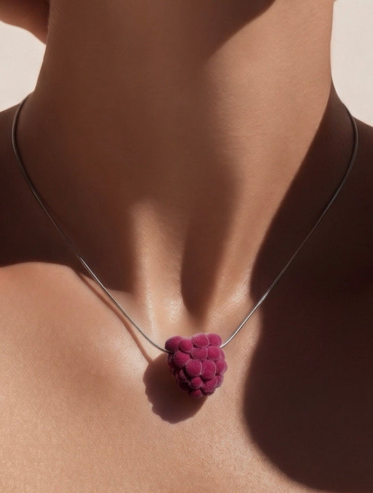 Velvet Raspberry Necklace