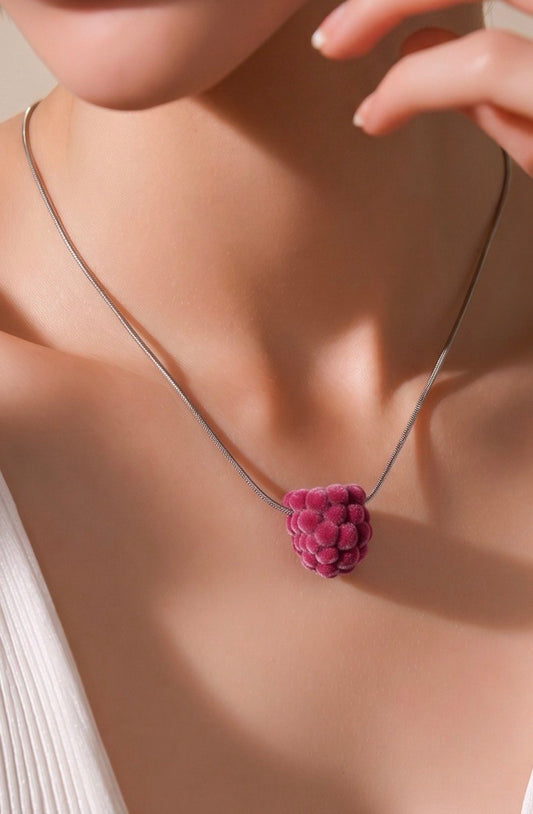 Velvet Raspberry Necklace