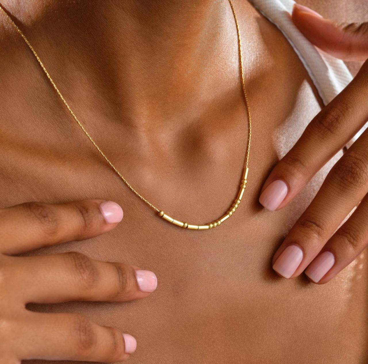 Morse Code Necklace
