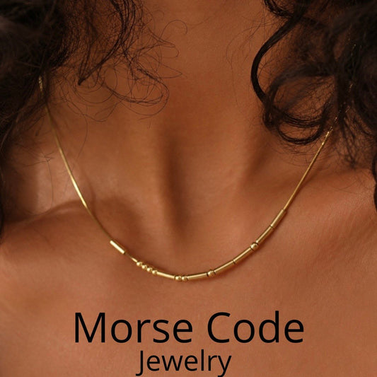 Morse Code Necklace